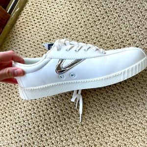 NWT Tretorn Leather Nylite Sneakers Size 8